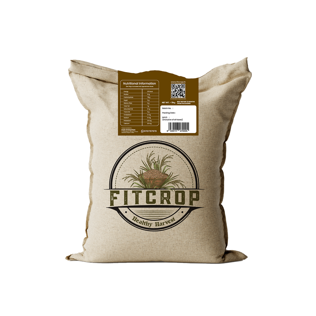 FitCrop Low GI Rice Bulk Pack 19 kg | NABL Lab-Certified GI Below 55 | Best Value Diabetic Rice | Buy Healthy Rice in Bulk India